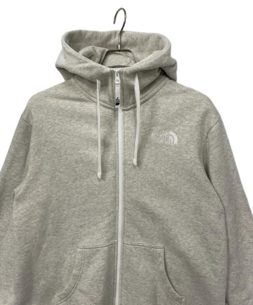 THE NORTH FACE（ザ ノース フェイス）THE NORTH FACE (ザ ノース フェイス) ジップパーカー ライトグレー サイズ:Lの古着・服飾アイテム