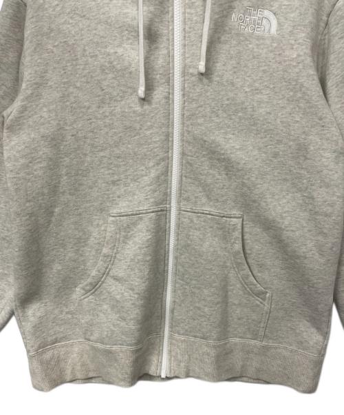 THE NORTH FACE（ザ ノース フェイス）THE NORTH FACE (ザ ノース フェイス) ジップパーカー ライトグレー サイズ:Lの古着・服飾アイテム