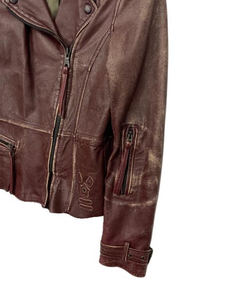 AVIREX（アヴィレックス）AVIREX (アヴィレックス) レザージャケット ブラウン サイズ:Sの古着・服飾アイテム