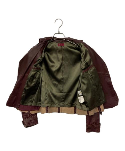 AVIREX（アヴィレックス）AVIREX (アヴィレックス) レザージャケット ブラウン サイズ:Sの古着・服飾アイテム