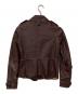 AVIREX (アヴィレックス) レザージャケット ブラウン サイズ:S：5000円