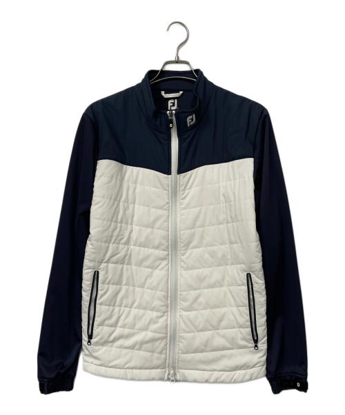 FOOT-JOY（フットジョイ）FOOT-JOY (フットジョイ) ゴルフウェア(トップス) ネイビー×ホワイト サイズ:Lの古着・服飾アイテム