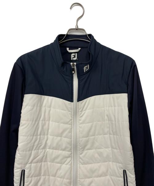 FOOT-JOY（フットジョイ）FOOT-JOY (フットジョイ) ゴルフウェア(トップス) ネイビー×ホワイト サイズ:Lの古着・服飾アイテム