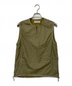AXESQUIN ELEMENTSアクシーズクイン エレメンツ）の古着「オクタライニングのベスト」｜オリーブ