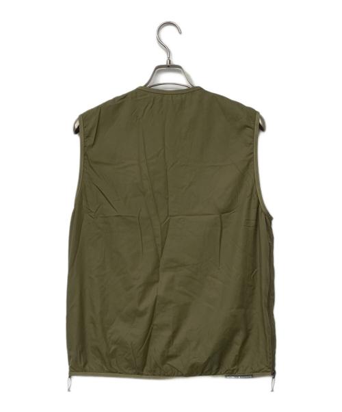 AXESQUIN ELEMENTS（アクシーズクイン エレメンツ）AXESQUIN ELEMENTS (アクシーズクイン エレメンツ) オクタライニングのベスト オリーブ サイズ:3の古着・服飾アイテム