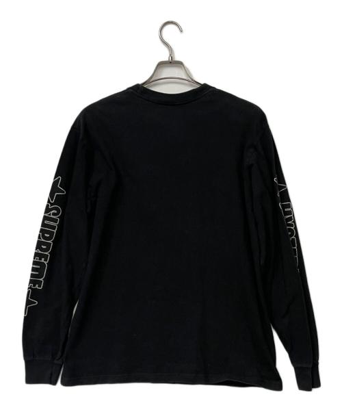 Hysteric Glamour（ヒステリックグラマー）Hysteric Glamour (ヒステリックグラマー) SUPREME (シュプリーム) ロングスリーブTシャツ ブラック サイズ:Mの古着・服飾アイテム