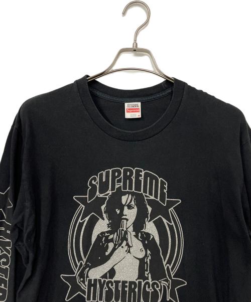Hysteric Glamour（ヒステリックグラマー）Hysteric Glamour (ヒステリックグラマー) SUPREME (シュプリーム) ロングスリーブTシャツ ブラック サイズ:Mの古着・服飾アイテム