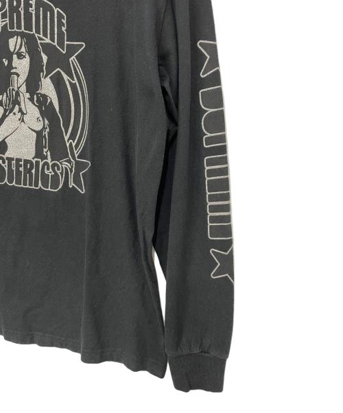 Hysteric Glamour（ヒステリックグラマー）Hysteric Glamour (ヒステリックグラマー) SUPREME (シュプリーム) ロングスリーブTシャツ ブラック サイズ:Mの古着・服飾アイテム
