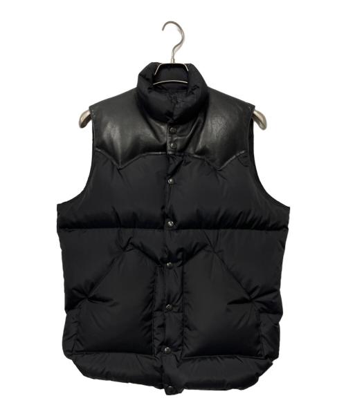 RockyMountainFeatherBed（ロッキーマウンテンフェザーベッド）RockyMountainFeatherBed (ロッキーマウンテンフェザーベッド) ダウンベスト ブラック サイズ:40の古着・服飾アイテム