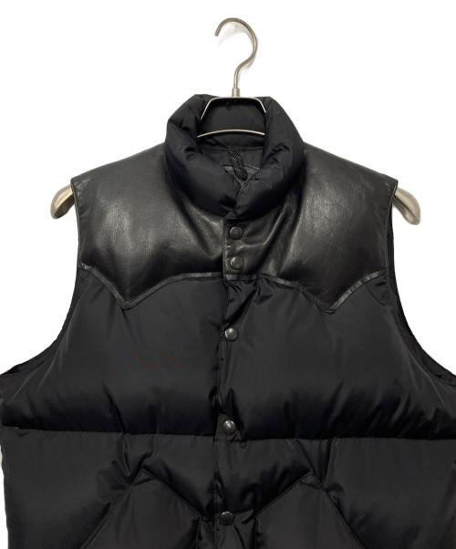 RockyMountainFeatherBed（ロッキーマウンテンフェザーベッド）RockyMountainFeatherBed (ロッキーマウンテンフェザーベッド) ダウンベスト ブラック サイズ:40の古着・服飾アイテム