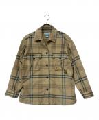 Columbiaコロンビア）の古着「フリース シカゴベニューオムニヒートラインドフリースシャツ」｜ベージュ