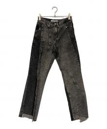 BLIND NO PLAN（ブラインドノープラン）の古着「デニムパンツ」｜ブラック