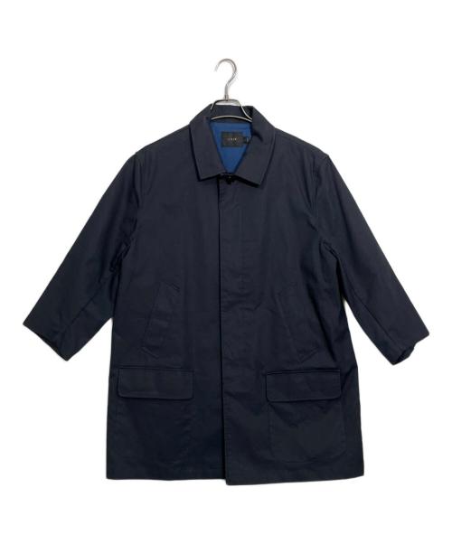 J.CREW（ジェイクルー）J.CREW (ジェイクルー) ステンカラーコート ネイビー サイズ:Lの古着・服飾アイテム