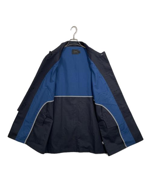 J.CREW（ジェイクルー）J.CREW (ジェイクルー) ステンカラーコート ネイビー サイズ:Lの古着・服飾アイテム