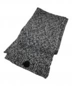 MONCLERモンクレール）の古着「ニットマフラー」｜グレー