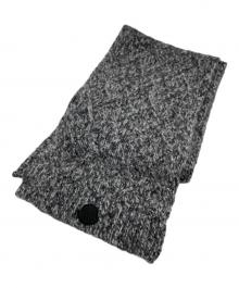 MONCLER（モンクレール）の古着「ニットマフラー」｜グレー