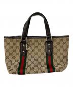 GUCCIグッチ）の古着「ハンドバッグ」｜ブラウン