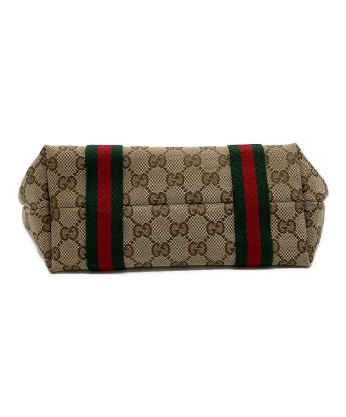 GUCCI（グッチ）GUCCI (グッチ) ハンドバッグ ブラウンの古着・服飾アイテム