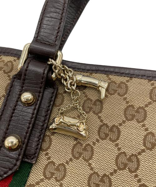 GUCCI（グッチ）GUCCI (グッチ) ハンドバッグ ブラウンの古着・服飾アイテム