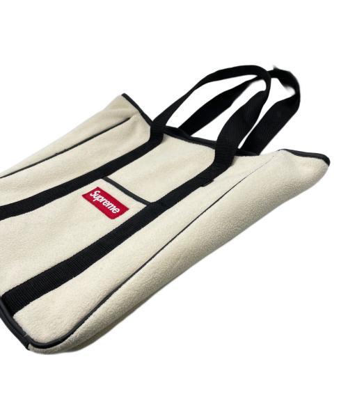 SUPREME（シュプリーム）SUPREME (シュプリーム) POLARTEC (ポーラテック) ポーラテックトートバッグ ホワイトの古着・服飾アイテム