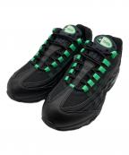 NIKEナイキ）の古着「ローカットスニーカー」｜ブラック×グリーン