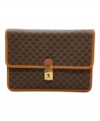 CELINEセリーヌ）の古着「クラッチバッグ」｜ブラウン