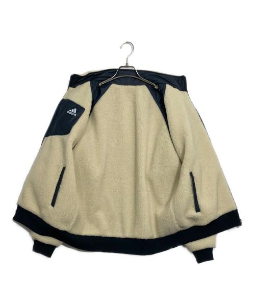 adidas（アディダス）adidas (アディダス) リバーシブルジャケット アイボリー×ネイビー サイズ:Ｌの古着・服飾アイテム