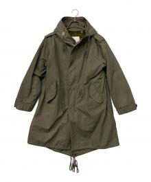 HOUSTON（ヒューストン）の古着「ライナー付モッズコート」｜オリーブ