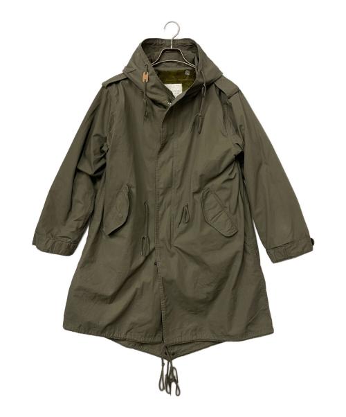 HOUSTON（ヒューストン）HOUSTON (ヒューストン) ライナー付モッズコート オリーブ サイズ:XXSの古着・服飾アイテム
