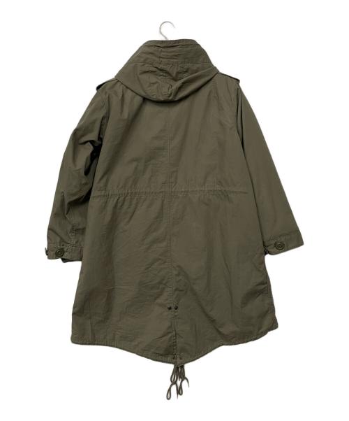 HOUSTON（ヒューストン）HOUSTON (ヒューストン) ライナー付モッズコート オリーブ サイズ:XXSの古着・服飾アイテム