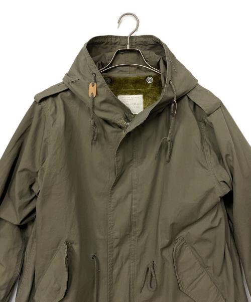HOUSTON（ヒューストン）HOUSTON (ヒューストン) ライナー付モッズコート オリーブ サイズ:XXSの古着・服飾アイテム