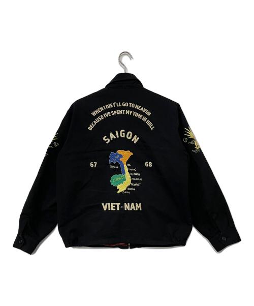 waiper（ワイパー）waiper (ワイパー) SOUVENIR VIETNAM JACKET ブラック サイズ:Mの古着・服飾アイテム