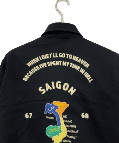 waiper（ワイパー）waiper (ワイパー) SOUVENIR VIETNAM JACKET ブラック サイズ:Mの古着・服飾アイテム
