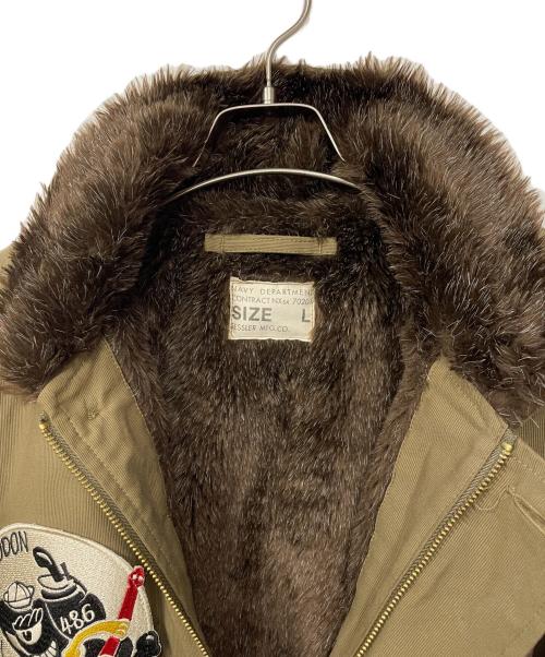 NAVY DEPARTMENT（ネイビーデパートメント）NAVY DEPARTMENT (ネイビーデパートメント) デッキジャケット オリーブ サイズ:Lの古着・服飾アイテム