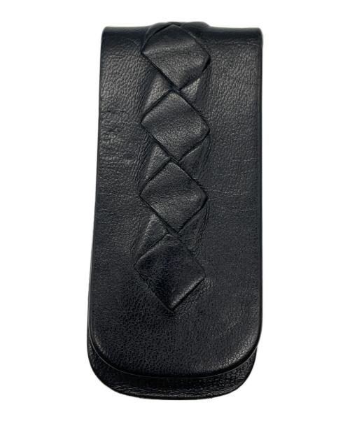 BOTTEGA VENETA（ボッテガベネタ）BOTTEGA VENETA (ボッテガベネタ) マネークリップ ブラックの古着・服飾アイテム