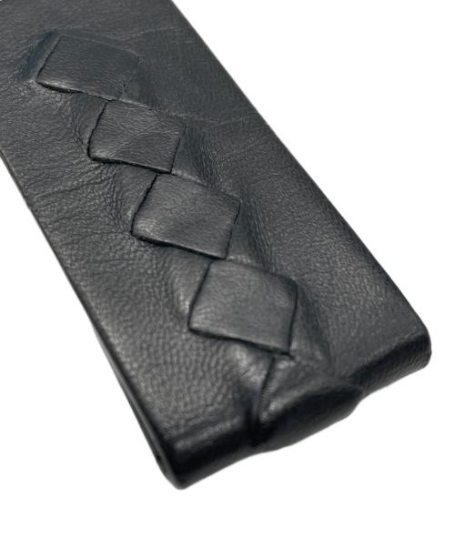 BOTTEGA VENETA（ボッテガベネタ）BOTTEGA VENETA (ボッテガベネタ) マネークリップ ブラックの古着・服飾アイテム