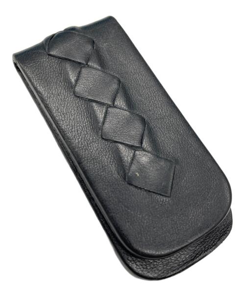 BOTTEGA VENETA（ボッテガベネタ）BOTTEGA VENETA (ボッテガベネタ) マネークリップ ブラックの古着・服飾アイテム