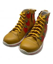 estacion（エスタシオ）の古着「スニーカーブーツ」｜キャメル×レッド