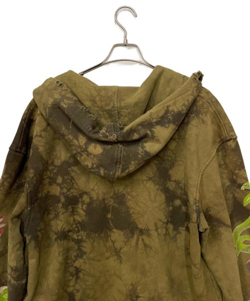A（エイス）A (エイス) ジップパーカー オリーブ サイズ:Mの古着・服飾アイテム