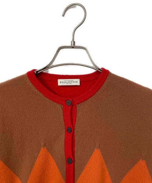 BALLANTYNE（バランタイン）BALLANTYNE (バランタイン) カシミヤカーディガン レッド サイズ:不明の古着・服飾アイテム