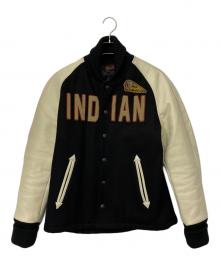 INDIAN MOTORCYCLE（インディアンモーターサイクル）の古着「スタジャン」｜ブラック×アイボリー