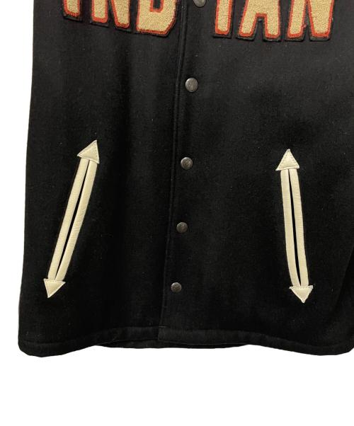 INDIAN MOTORCYCLE（インディアンモーターサイクル）INDIAN MOTORCYCLE (インディアンモーターサイクル) スタジャン ブラック×アイボリー サイズ:Lの古着・服飾アイテム