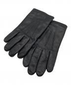 COACHコーチ）の古着「レザーグローブ」｜ブラック