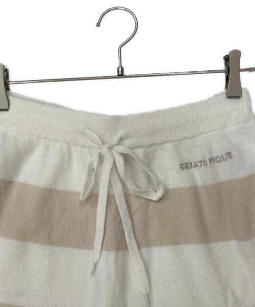 gelato pique（ジェラートピケ）gelato pique (ジェラートピケ) ルームウェア ホワイト×ピンク サイズ:F 未使用品の古着・服飾アイテム