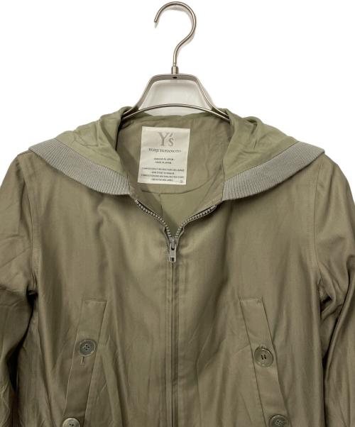 Y's（ワイズ）Y's (ワイズ) フーデッドブルゾン カーキ サイズ:3の古着・服飾アイテム