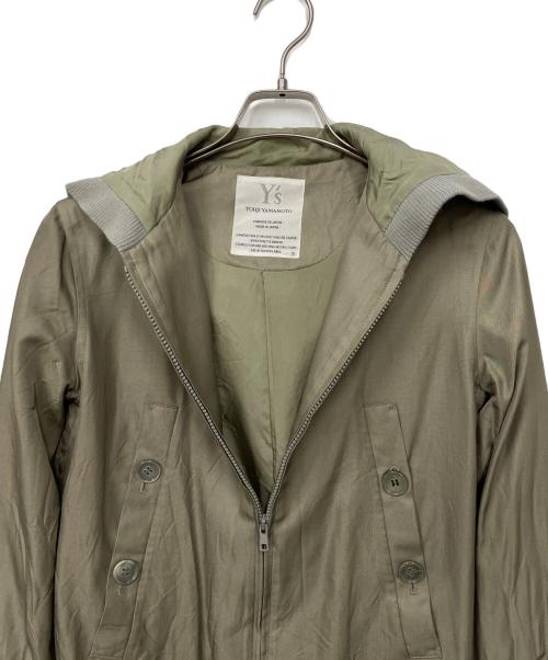 Y's（ワイズ）Y's (ワイズ) フーデッドブルゾン カーキ サイズ:3の古着・服飾アイテム