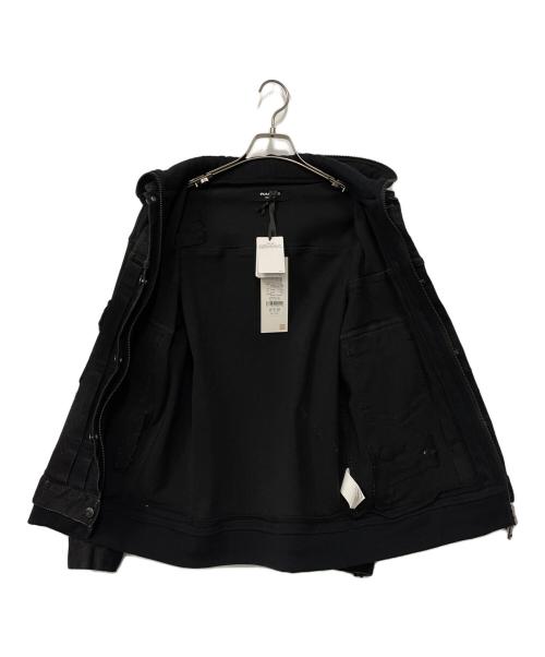 1PIU1UGUALE3 RELAX（ウノピゥウノウグァーレトレ リラックス）1PIU1UGUALE3 RELAX (ウノピゥウノウグァーレトレ リラックス) フーデッドジャケット ブラック サイズ:L 未使用品の古着・服飾アイテム