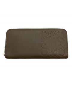 中古・古着通販】LOEWE (ロエベ) 長財布 ブラック×レッド｜ブランド