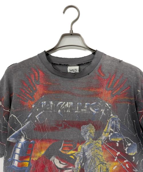 WILD OATS（ワイルド オーツ）WILD OATS (ワイルド オーツ) バンドTシャツ ライトグレー サイズ:Lの古着・服飾アイテム