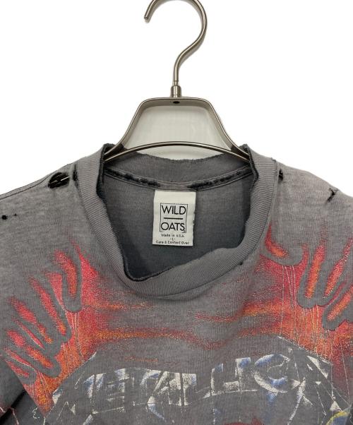 WILD OATS（ワイルド オーツ）WILD OATS (ワイルド オーツ) バンドTシャツ ライトグレー サイズ:Lの古着・服飾アイテム